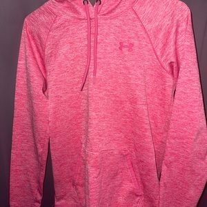 Woman’s pink under armor hoodie